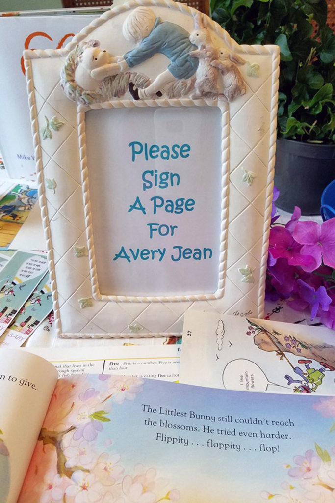 Storybook Baby Shower- Storybook-themed Guestbook for the New Baby